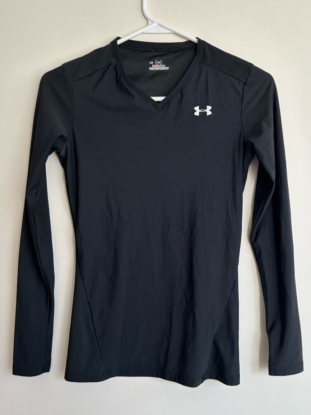 Under Armour HeatGear Black Long Sleeve Top